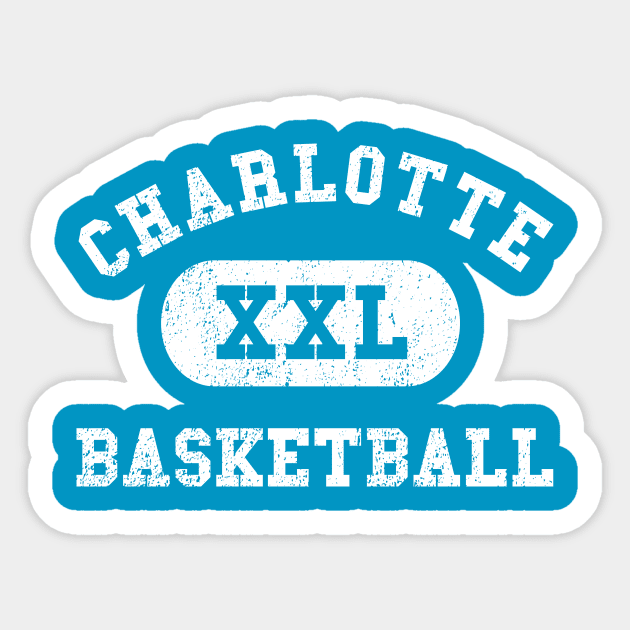 Charlotte Basketball III Sticker by sportlocalshirts